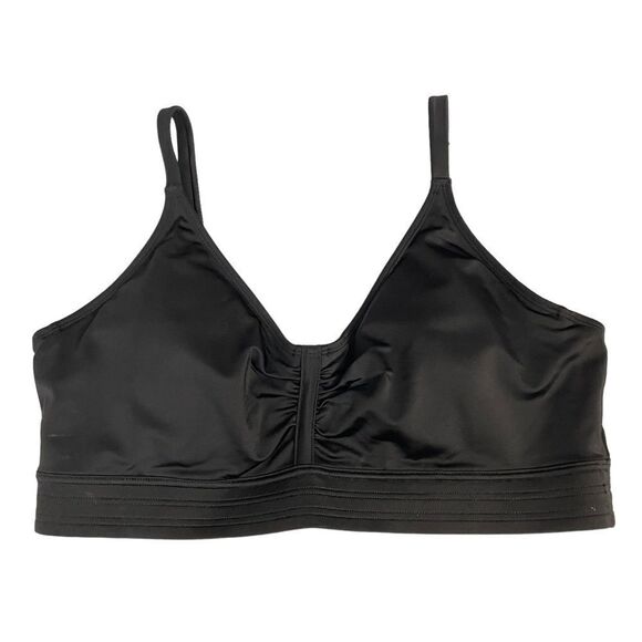 ATHLETA Stitched band bikini top
, black XTRA life fiber UPF 50+ sz 40B/ C new!‎ - Picture 1 of 8